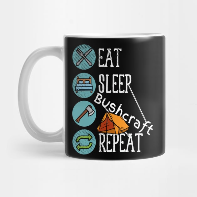 Eat Sleep Bushcraft Repeat by maxdax